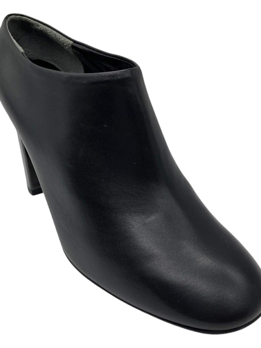ROBERT CLERGERIE BLACK TITO LEATHER ANKLE BOOTS